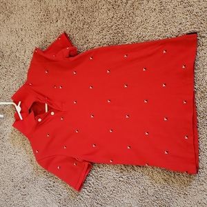 Tommy Hilfiger Polo T shirt Red Size XL
